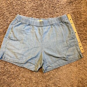 Madewell Women's Pull-On Denim Shorts Size M Style Number L0048